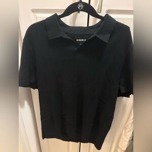 Bonobos Men's Black Polo Shirt